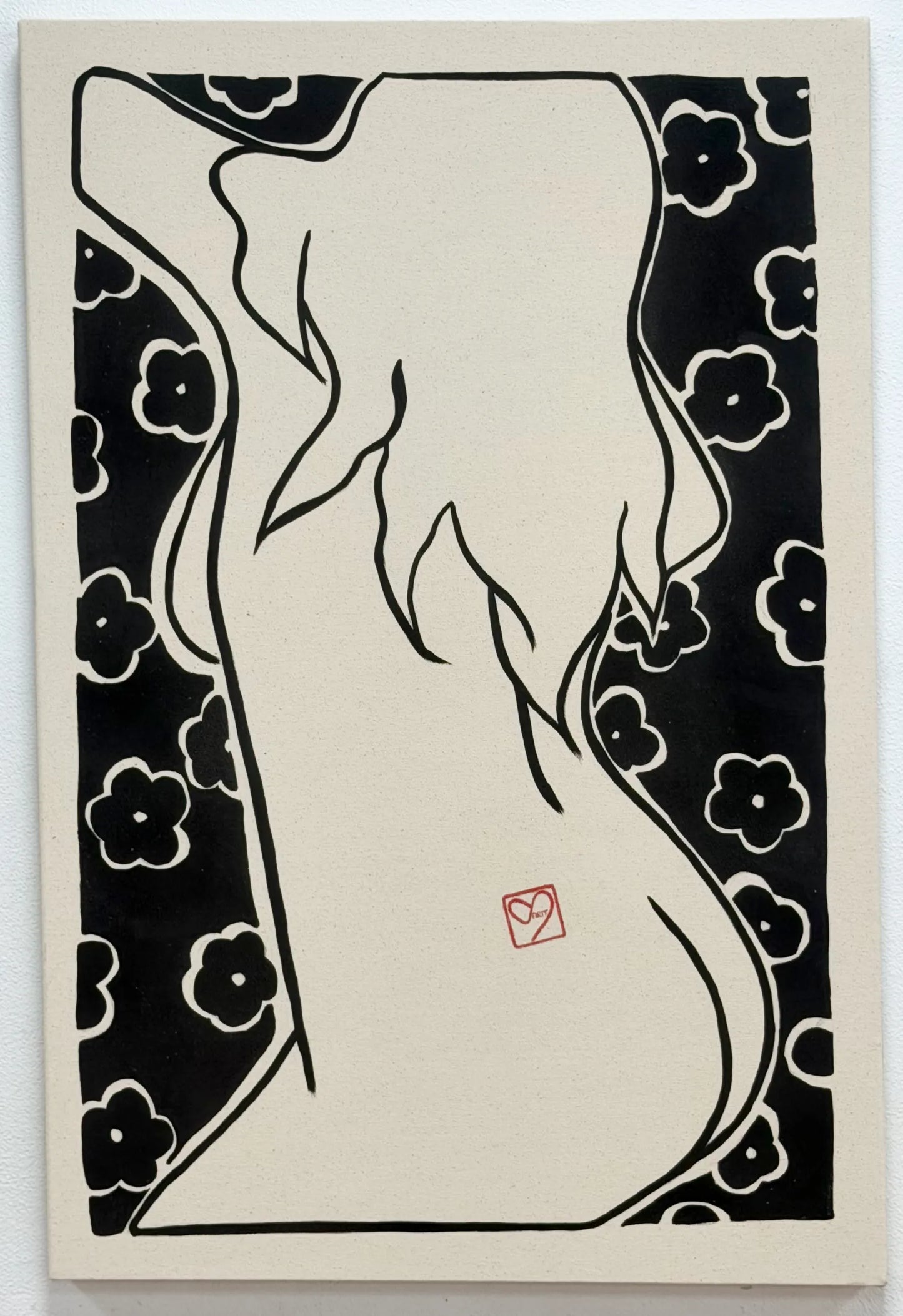 Bare in Bloom ~ 24" × 36"